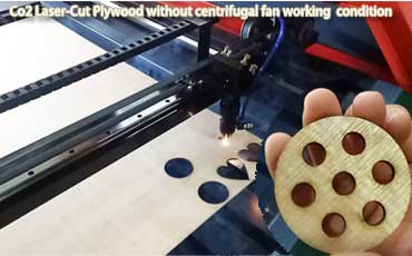 Co2 Laser Cutting Plywood  with Good Edge Quality